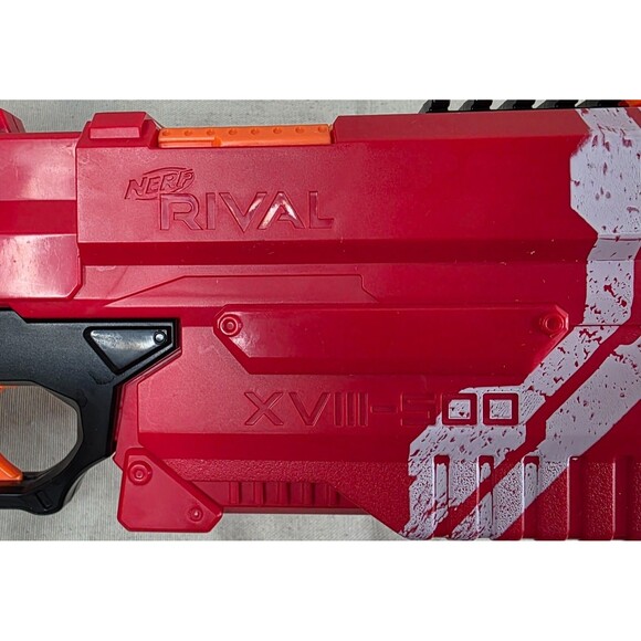 Nerf Rival Kronos XVIII-500 Blasters (Red & Blue Pair) – Tested, Cleaned, Works - Picture 4 of 9